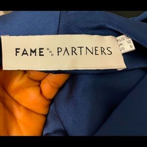 Fame and partners Zarita satin maxi dress